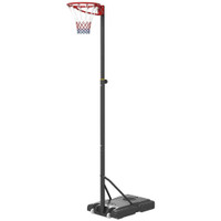 PORTABLE BASKETBALL HOOP, BASKETBALL SYSTEM, 8-10FT HEIGHT ADJUSTABLE, WITH WHEELS AND FILLABLE BASE