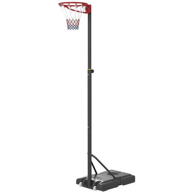 PORTABLE BASKETBALL HOOP, BASKETBALL SYSTEM, 8-10FT HEIGHT ADJUSTABLE, WITH WHEELS AND FILLABLE BASE in Basketball