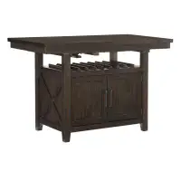 Millwood Pines Fetter Counter Height Butterfly Leaf Dining Table