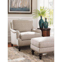 Tommy Bahama Home Amelia 36" Wide Polyester Down Cushion Armchair