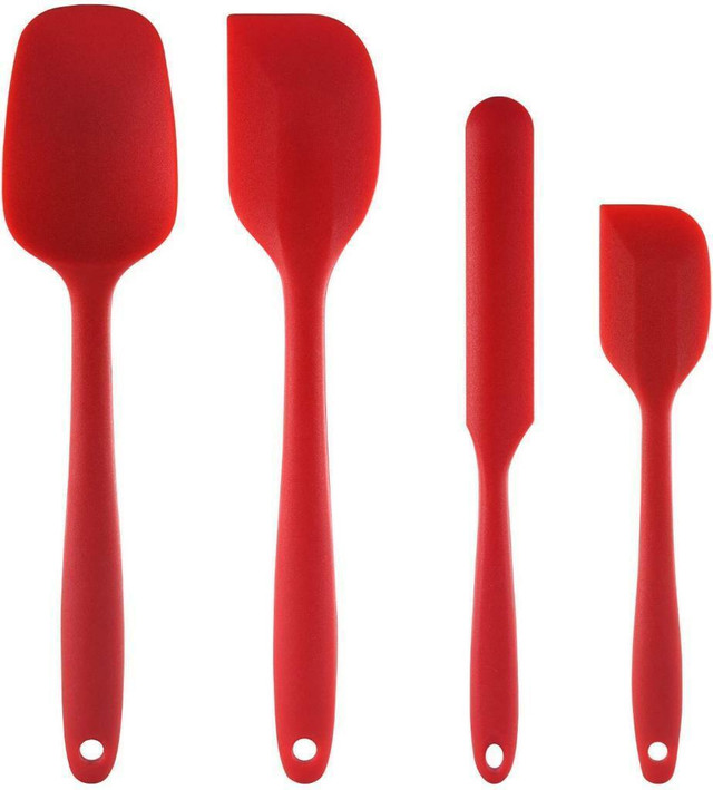 NEW 4 PCS SPATULA SILICONE SET NON STICK 515SS in Kitchen & Dining Wares in Alberta
