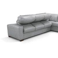 F&L Homes Studio Goma Leather Sectional