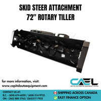 Wholesale price for Brand new 86” skid steer attachment Tiller - Universal! We offer finance, call now!