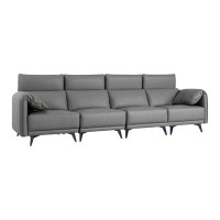 Ivy Bronx Audwine Loveseat Sofa, High Back Convertible Sofa Couch, 4 Seater Loveseat Couch with Headrests