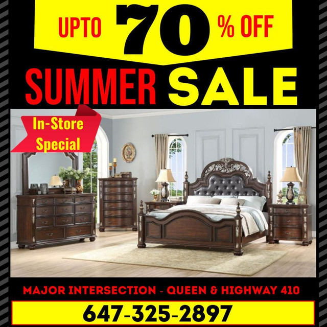 Biggest Sale on Bedroom Furniture! Shop Now!! in Beds & Mattresses in Ontario