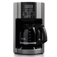 Mr. Coffee Mr. Coffee 12 Cup Programmable Coffee Maker with Rapid Brew in Silver