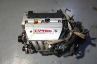 JDM Acura TSX K24A K24A2 2.4L DOHC i-VTEC Engine / Motor + Automatic Transmission 3-Lobes RBB Head True VTEC 2004-