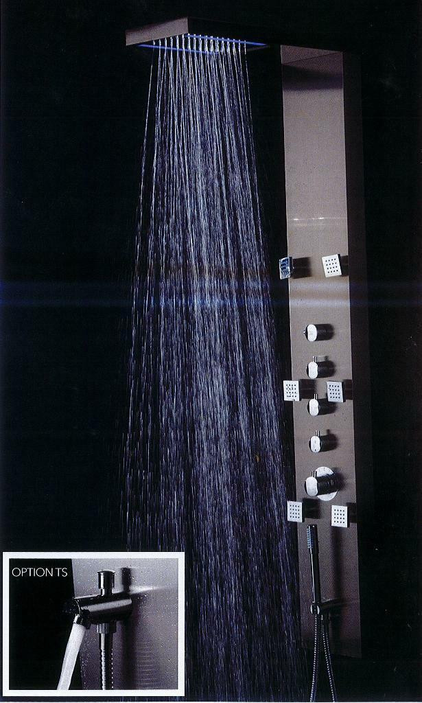 Pierdeco Design Shower Column PD-890-S – AquaMassage ( Brushed Stainless Steel or Black Brushed Stainless Steel ) in Plumbing, Sinks, Toilets & Showers - Image 4