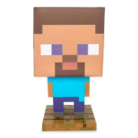 Ukonic Minecraft Steve Figural Led Desk Lamp Light | 13 Inches Tall