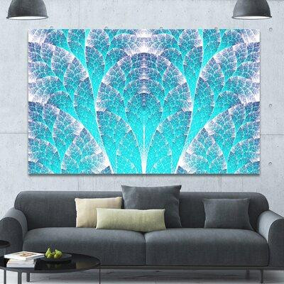 Design Art 'Exotic Blue Biological Organism' Graphic Art on Wrapped Canvas in Arts & Collectibles