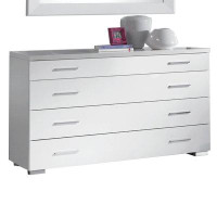 Ebern Designs Tionee 4 Drawer 46" W Single Dresser