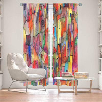 East Urban Home Lined Window Curtains 2-panel Set for Window by Maeve Wright - Rainbowville