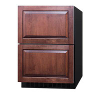 Summit Appliance 24" Wide 2-Drawer Refrigerator-Freezer, ADA Compliant (Panels not included)