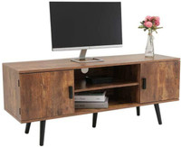 NEW RUSTIC TV CONSOLE STORAGE CABINET S3080