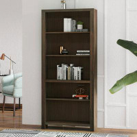 Latitude Run® 72 inch high 5-shelf Bookcase