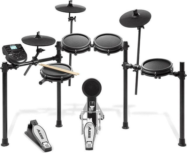 HUGE Discount Today! Alesis Drums Nitro Mesh Kit - Electric Drum Set w/USB MIDI, Pads, Kick Pedal | FAST, FREE Delivery in Drums & Percussion