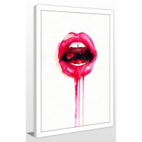 Picture Perfect International "Lips" Framed Painting Print