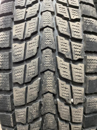 4 pneus dhiver P245/65R17 107Q Dunlop Grandtrek SJ6 44.0% dusure, mesure 8-8-8-7/32
