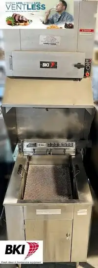 Ventless wide fryer - great for donuts or fish - save big time - instant restaurant