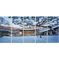 Made in Canada - Design Art 'Naesosa Temple in South Korea' Photographic Print Multi-Piece Image on Canvas