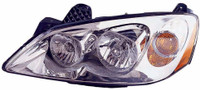Head Lamp Driver Side Pontiac G6 2008-2010 With Clear Round Lens For Ctf Pkg Base/Gt Mdl 09-10/Gxp Mdl 45147 High Qualit