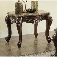 Bloomsbury Market Classic Wooden End Table with 4 Legs