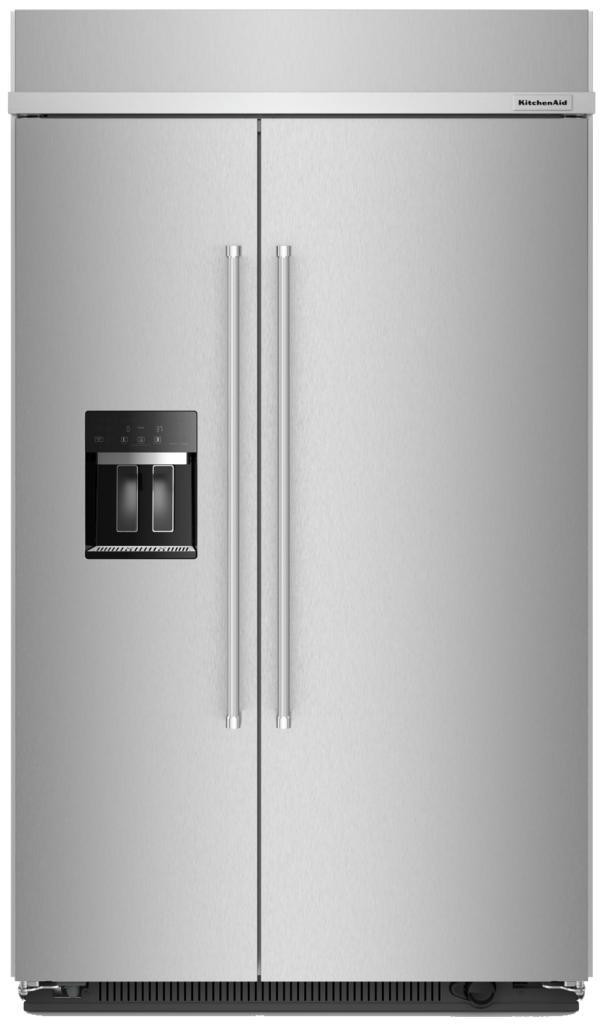 Kitchenaid KBSD708MSS 48 Built-In Counter Depth Side-by-Side Refrigerator Stainless Steel Color in Refrigerators in Markham / York Region - Image 2