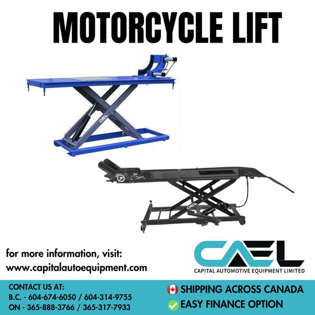 Brand New Motorcycle lift ,Motorcycle hoist with warranty in Heavy Equipment Parts & Accessories