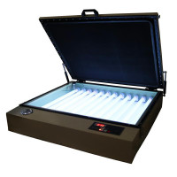 Vacuum UV Exposure Unit Screen Printing Plate Making 8 UV Lamps 23.6 x 27.6inch 219104