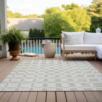 Bungalow Rose Machine Washable Indoor/Outdoor Leis ACN871 Ivory 2'6" x 3'10" Rug