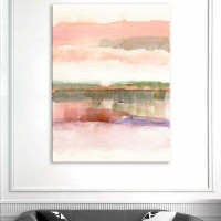 Clicart 'Influence of Line' and Colour by Mike Schick Painting Print on Canvas