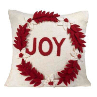 The Holiday Aisle® Dehon Hand Felted Wool Throw Pillow