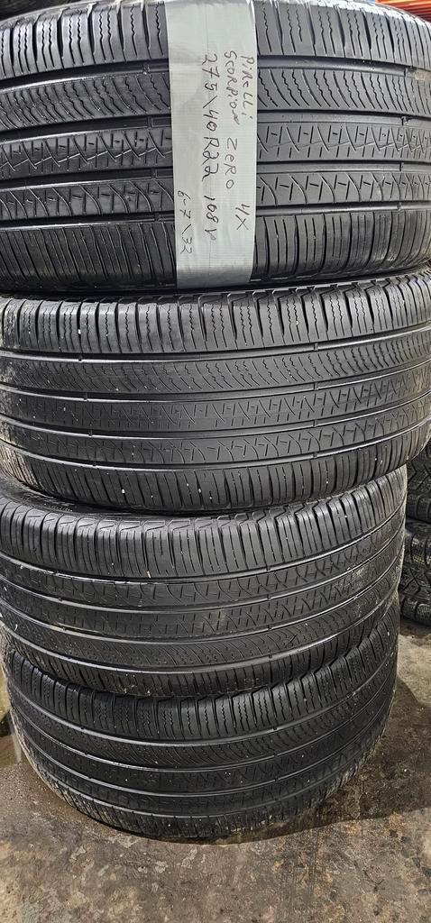 275/40/22 4 pneus été pirelli bonne état in Tires & Rims in Greater Montréal