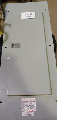 225 AMP Eaton Cutler Hammer Distribution Panel Model # 3CBL24, 3 PH, 120/240v