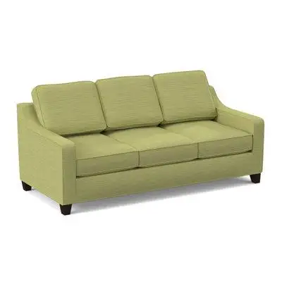 Edgecombe Furniture Clark 82" Square Arm Sofa with Reversible Cushions