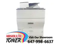 $125/M Ricoh MP C8003 Color Laser Multifunction Printer Copy, Scan, Print With Finisher, Prints Upto 80 PPM For Office