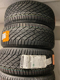 FOUR NEW 205 / 50 R17 CONTINENTAL VIKINGCONTACT 7 WINTER TIRES -- SALE