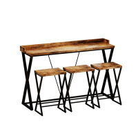 Latitude Run® Geesey 63.1" Console Table and Stool Set