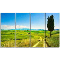 Design Art 'Rural Countryside Farm' Photographic Print Multi-Piece Image on Wrapped Canvas