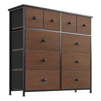 Ebern Designs 10 Drawer Double Dresser