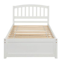 Red Barrel Studio Twin Size Platform Bed With Trundle