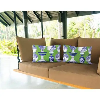 Canora Grey Jelez Lumbar Rectangular Indoor / Outdoor Pillow