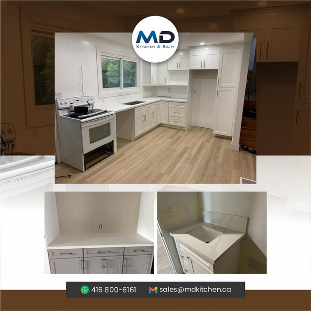 Basement Finishing, Bathroom Renovation, Kitchen Remodelling, Flooring in Cabinets & Countertops in London