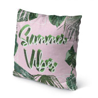 Bayou Breeze SUMMER VIBES Indoor|Outdoor Pillow By Bayou Breeze
