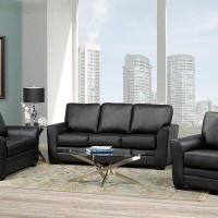 Made in Canada - Wrought Studio Gerlach Leather Sofa