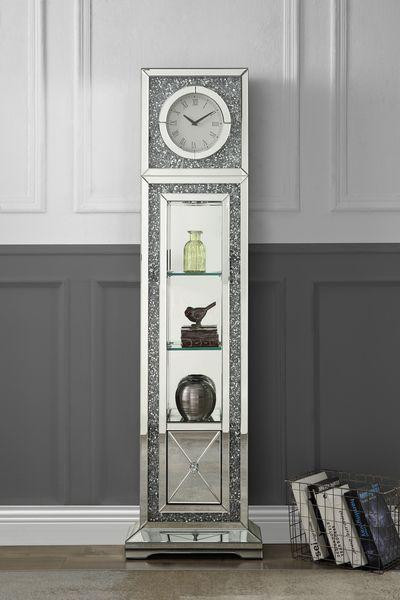 AF - Mirror, Faux Diamond & LED - Grandfather Clock ( 9 Choices )  18L X 8W X 63H in Home Décor & Accents - Image 4