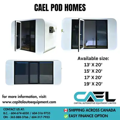 Own Your Pod: Finance Available for Brand New Pod Homes/Offices in Various Sizes – Seamless Living, Direct &amp; Afforda