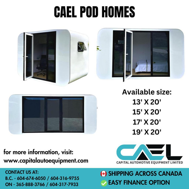 Own Your Pod: Finance Available for Brand New Pod Homes/Offices in Various Sizes – Seamless Living, Direct &amp; Afforda in Outdoor Tools & Storage