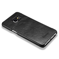 Galaxy S6 Edge Plus Case, Benuo [Vintage Classic Series] [Genuine Leather] Flip Case Folio Cover [Ultra Slim] [Business