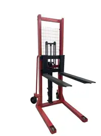 Summer Promotion 2200 lbs Manual Hydraulic Pump Walkie Stacker Forklift Reach Pallet Lifting 153162
